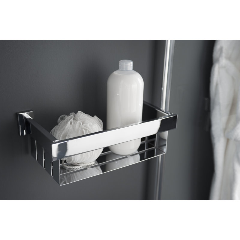 Haceka Edge Metal Wall Mounted Shower Caddy & Reviews Wayfair.co.uk